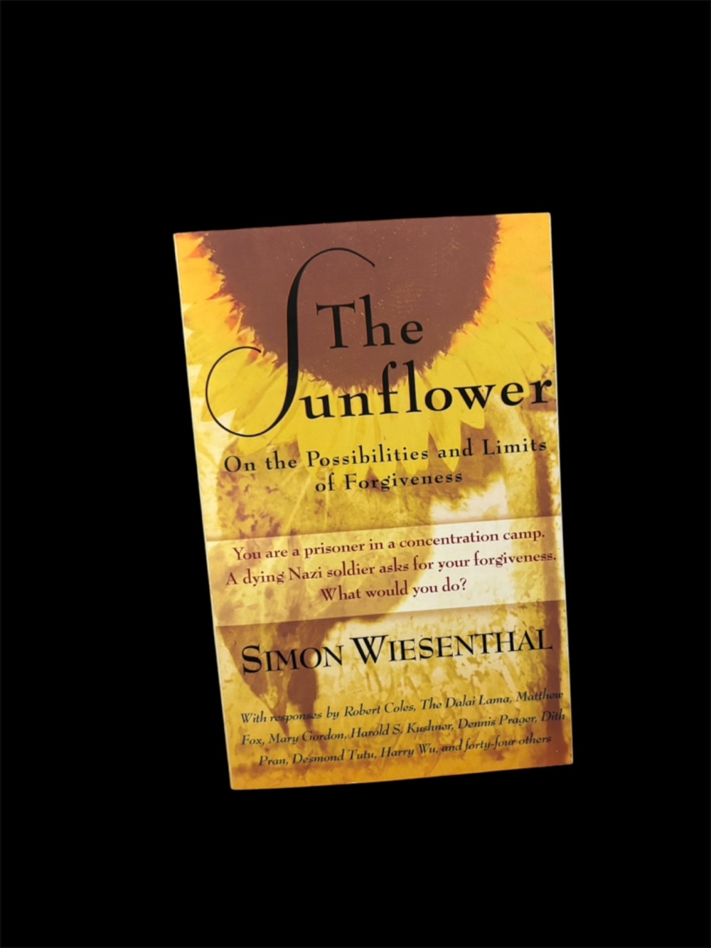The Sunflower by Simon Wiesenthal Paperback Schocken 1998 Holocaust Forgiveness